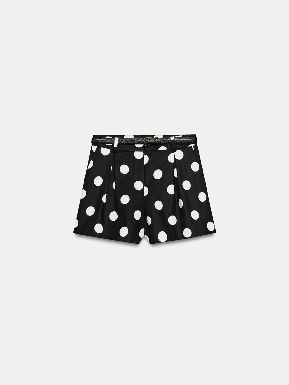ZaraBlack and White Polka Dot Women’s Shorts